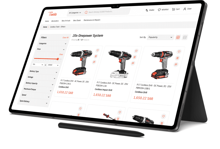 Sales overview dashboard preview